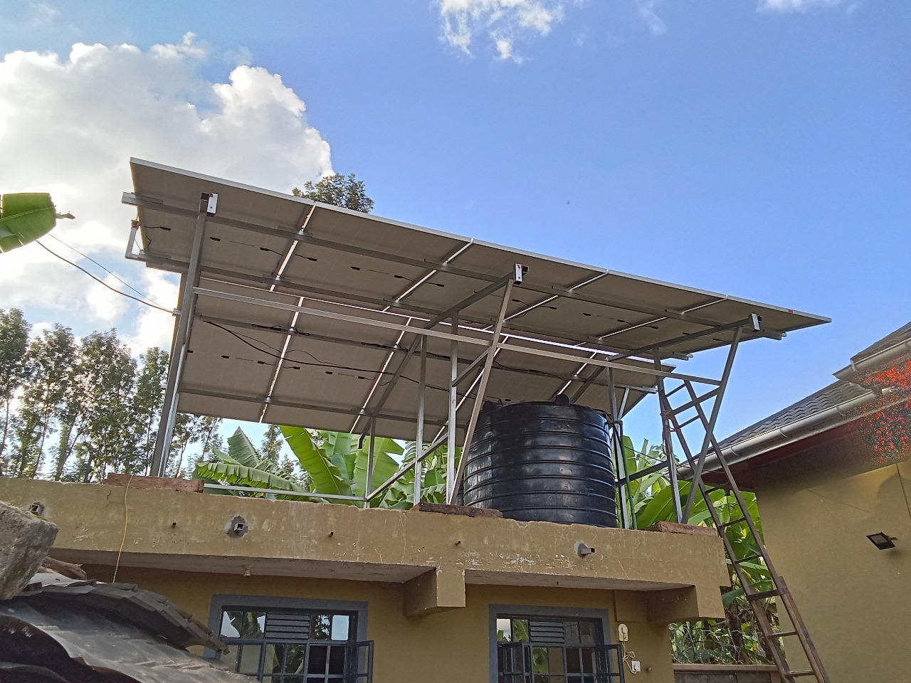 Solar power installation